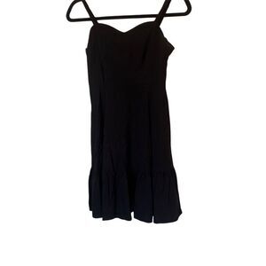 Old Navy Women's Black Fit & Flare Tiered Cami Dress Size S